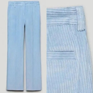 Aritzia  Sunday Best Harvey Corduroy Wide Leg Pants Dune Blue Size 4